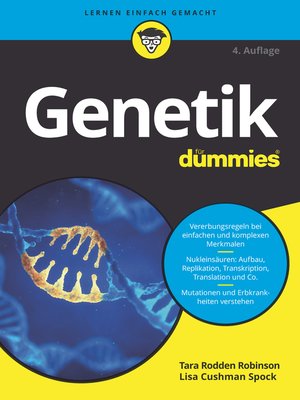 cover image of Genetik f&uuml;r Dummies
